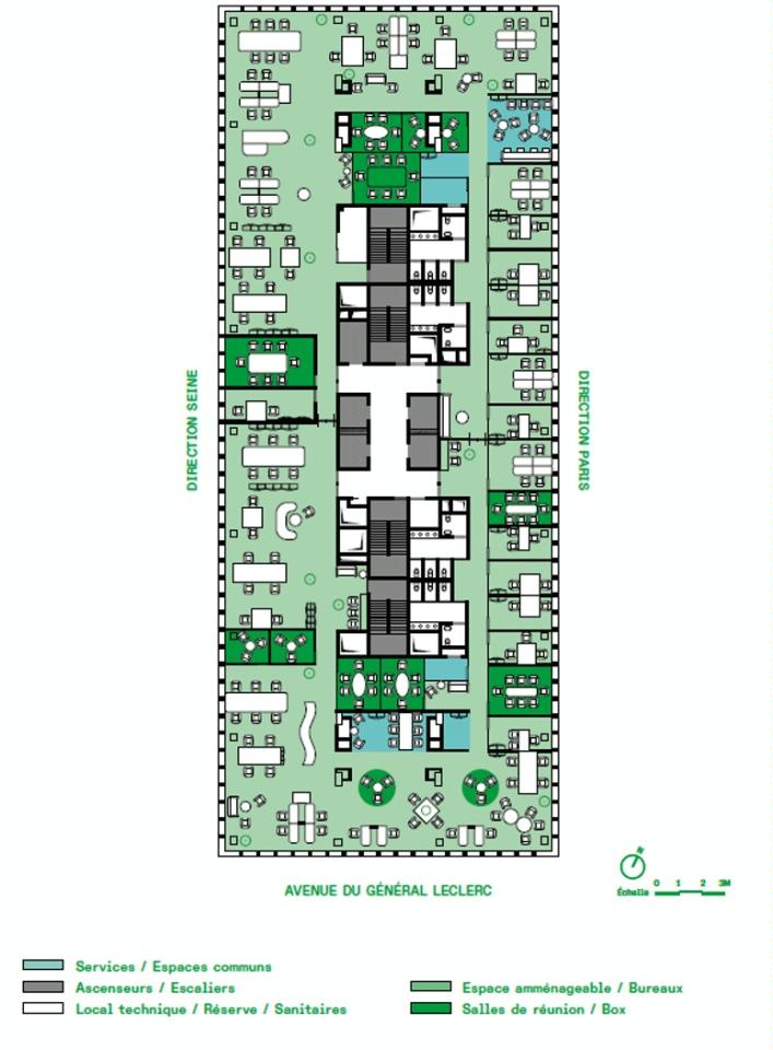 Bureau Boulogne-Billancourt 16381m² Location bureau Boulogne-Billancourt Hauts-de-Seine OLBUR2103495 9